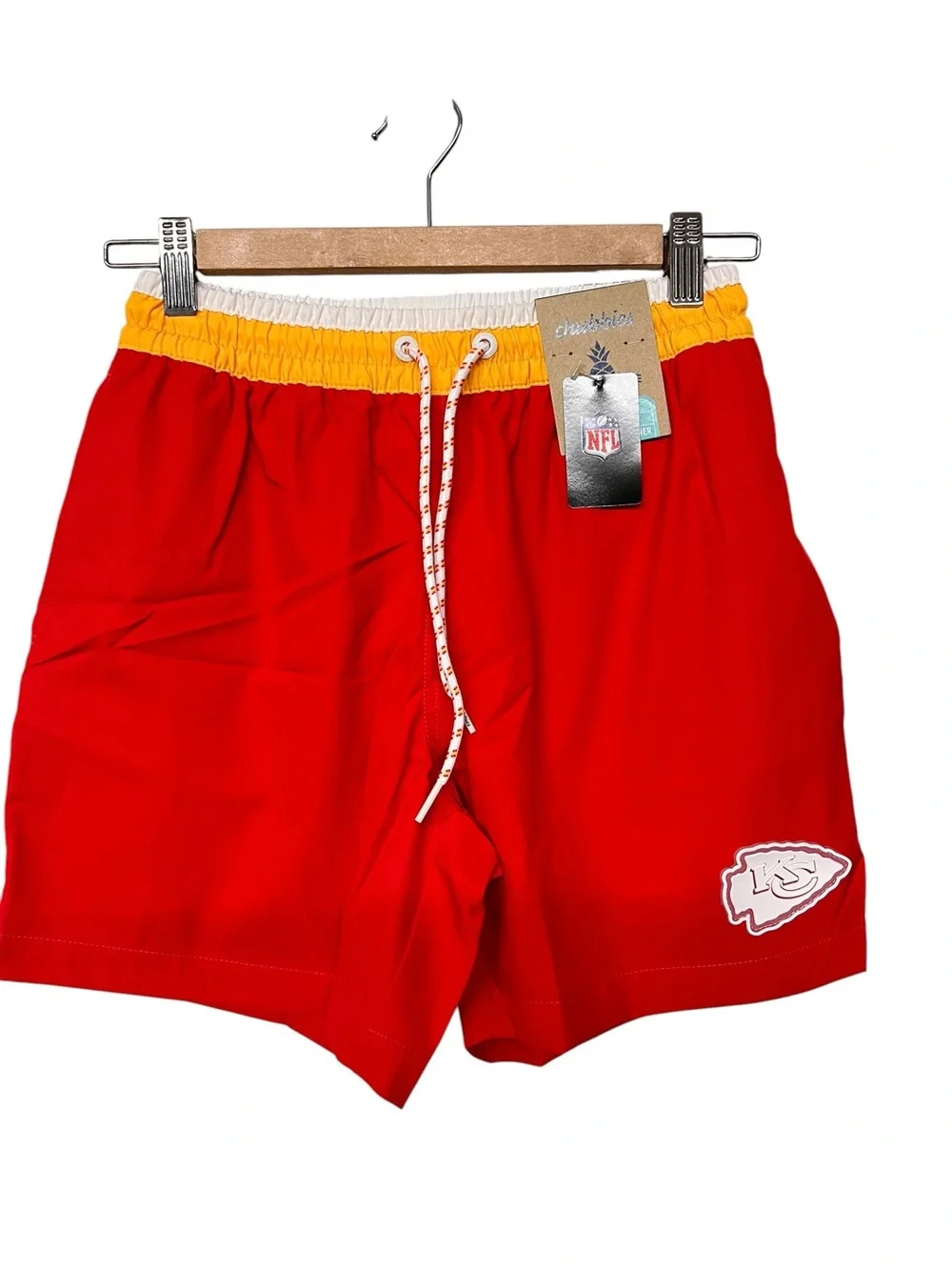 New Chubbies Kansas City Chiefs 5.5” Classic Lined Swim‎ Shorts Trunks